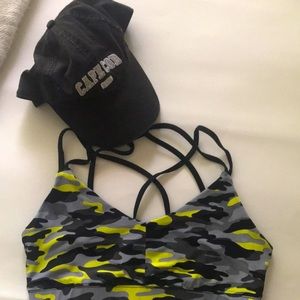 Forever 21 Neon Camo Sports Bra